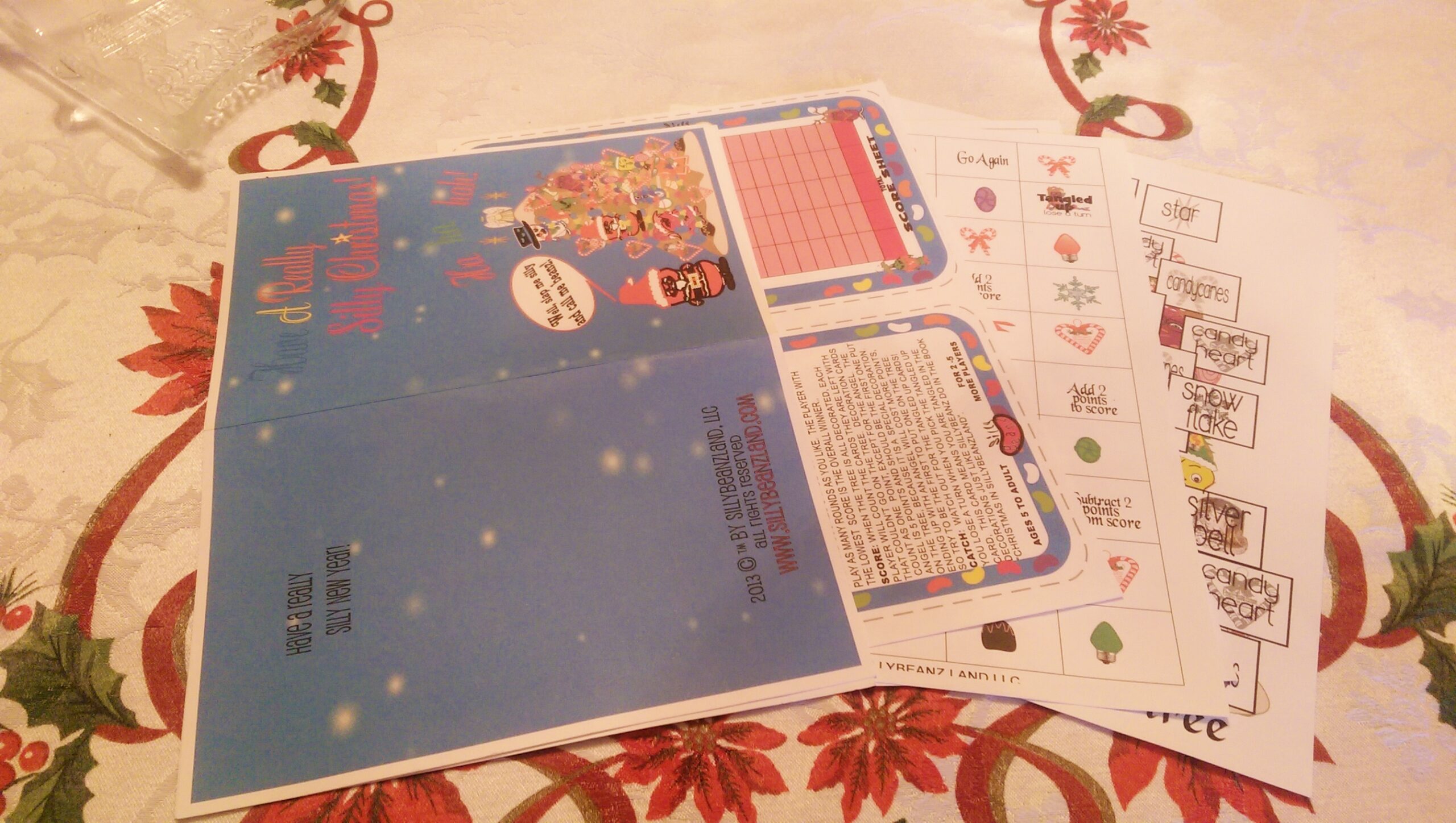 SillyBeanzLand Christmas Card & Game - Image 10
